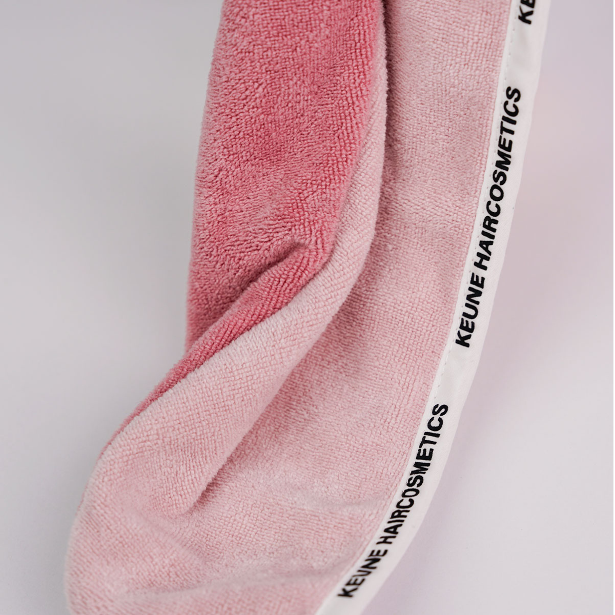 HAIR TOWEL WRAP - TWO-TONE ROSY POSY